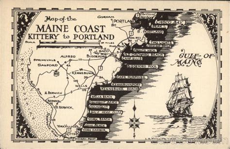 Map Of The Maine Coast Maps
