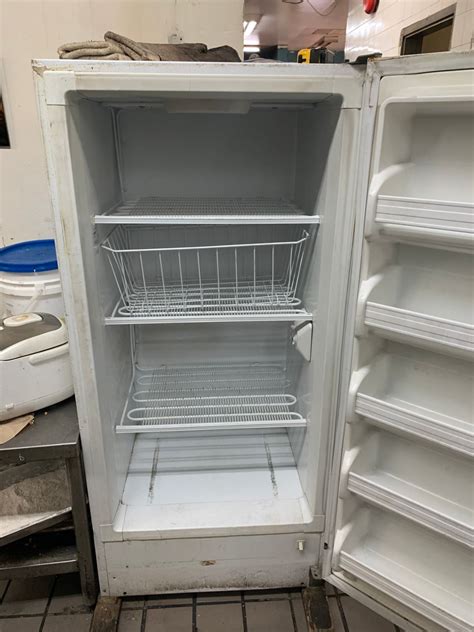 Kenmore White Single Door Upright Freezer 26 X 28 X 60 Able Auctions