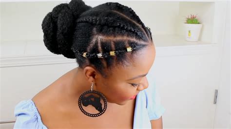 Protective Cornrow Hairstyles For Awkward Length Natural
