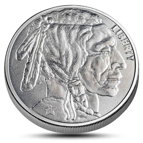 1 Oz Indian Head Buffalo Silver Rounds Quality Silver Bullion