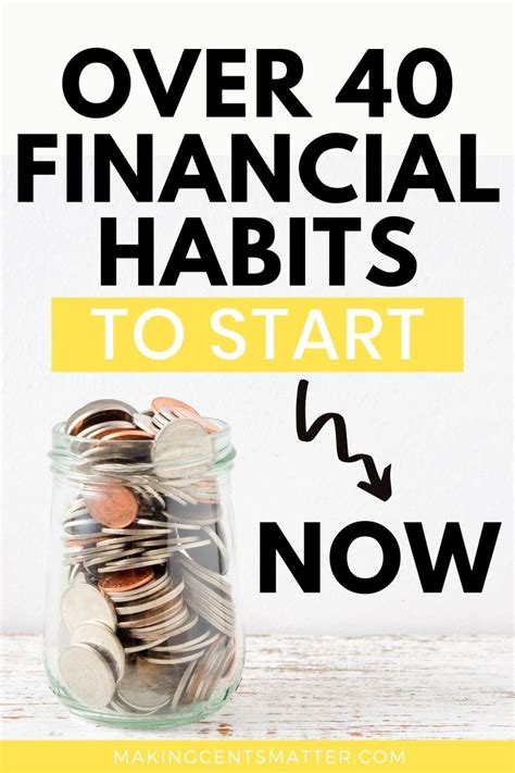 40 Financial Habits To Develop Tips To Get Your Finances Under