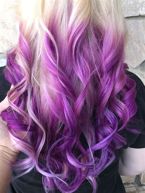 Unicorn Hair Purplehair Color And Extensions By Shelbywhitehmu