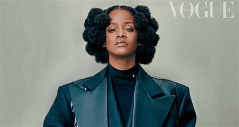 Rihanna Tells ‘british Vogue Shes ‘very Aggressively Working On Music Magazine Rihanna