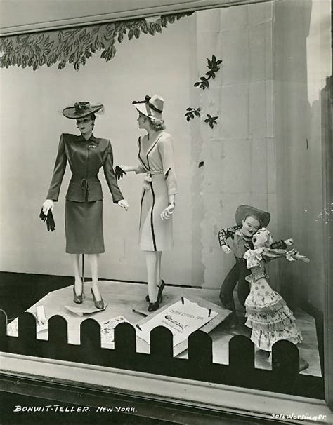 Simple Dreams — Bonwit Teller Window Display New York 1940s