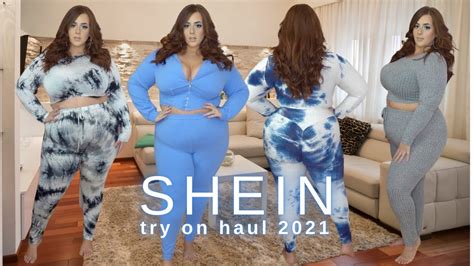 Still Looking Hot In Lockdown Shein Plus Size Matching Sets Try On
