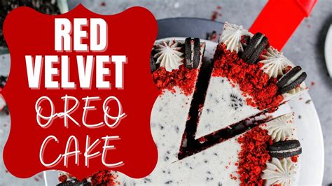Red Velvet Oreo Cake Chelsweets Youtube