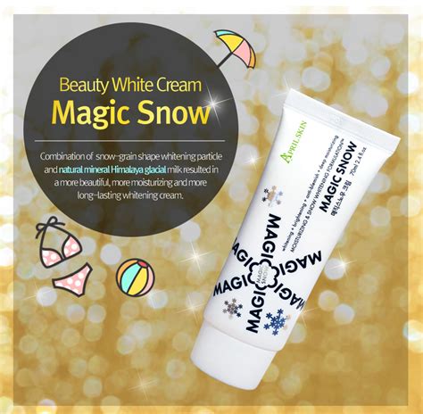 April Skin Magic Snow Whitening Cream 70ml
