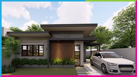 Two Bedroom Bungalow House Minimalist Modern Contemporary Youtube