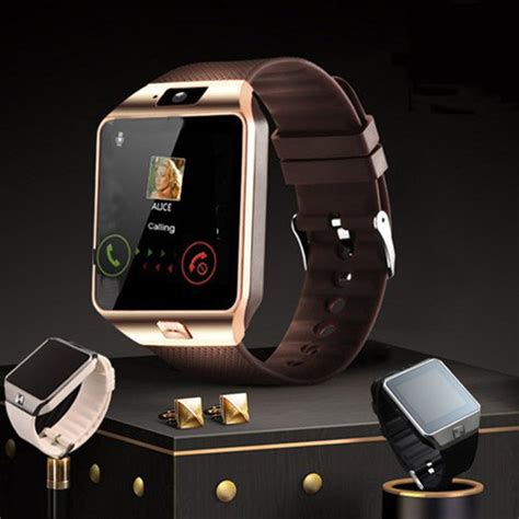 2018 Intelligent Smartwatch Digital Sport Gold Smart Watch Dz09