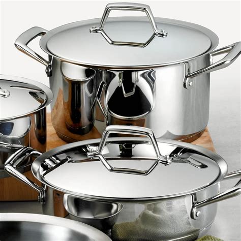 Tramontina Gourmet Prima Tri Ply Stainless Steel Pc Cookware Set Tri Ply Prima