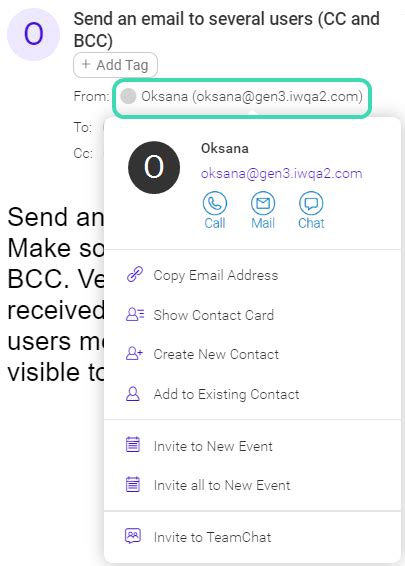 How To Open Email Address In Mail View Context Menu