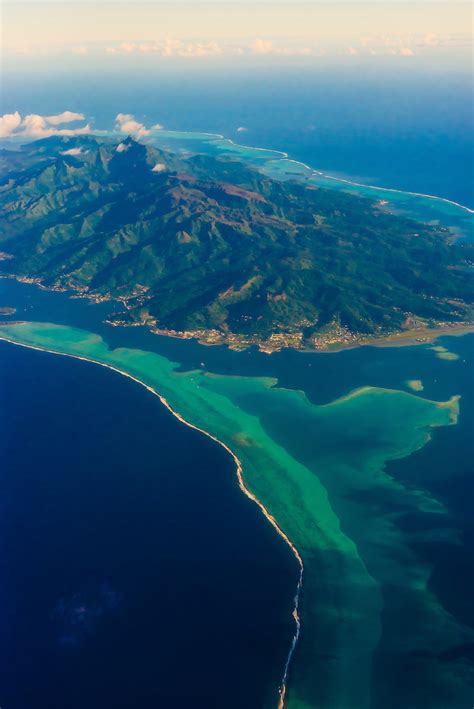 Aerial View Island Of Raiatea French Polynesia Blaine Harrington Iii