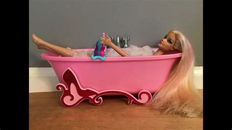 How To Make A Bubble Bath For Barbie Youtube