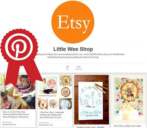 How To Pin Your Etsy Shop How To Create An Etsy Shop Pinterest Board