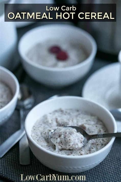 Sprinkle half of the blueberries over the bananas, 1/4 tsp of the cinnamon, 1 tbsp of the honey and cover with foil. Mock Low Carb Oatmeal Recipe - Hot Cereal | Low Carb Yum