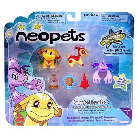 Neopets 2 Vinyl Figures And Accessories 3 Pack Series No2 Poogle