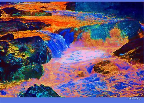 Colorful Rocks And Water By Sgodsey Redbubble