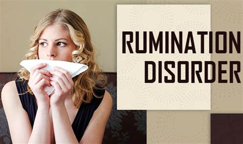 Rumination Disorder The Wellness Corner
