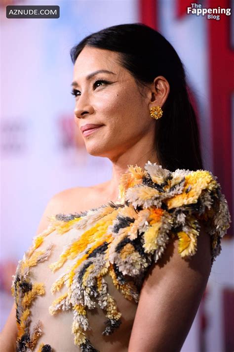 Lucy Liu Sexy Shows Off Her Hot Legs At The Premiere Of Shazam Fury Of