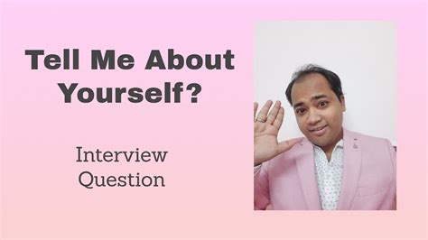 Tell Me About Yourself Interview Question Answer With Examplehow To
