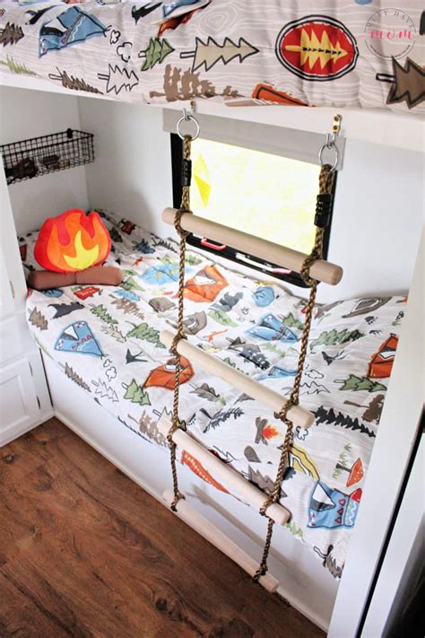They are often known as campers and have become increasingly popular choices for rvers because they come in at a lower price point than class a, b, or c models. RV Bunk Ladder DIY + RV Bunkhouse Remodel! - Must Have Mom