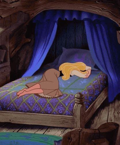 Aurorabriar Rose Crying On Her Bed Disneys Sleeping Beauty Walt