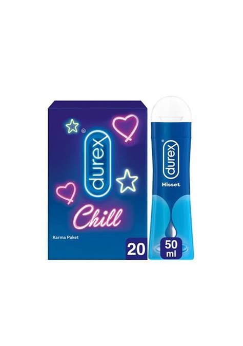 Durex Chill Karma Paket Prezervatif 20li Play Kayganlaştırıcı Jel