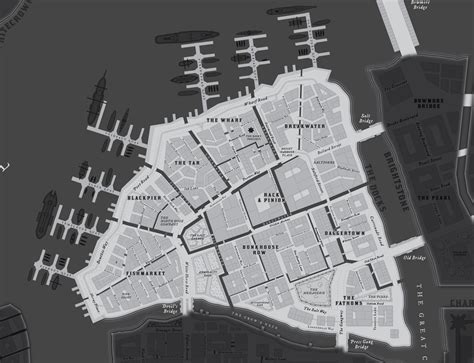 The Docks Street Map In Doskvol World Anvil