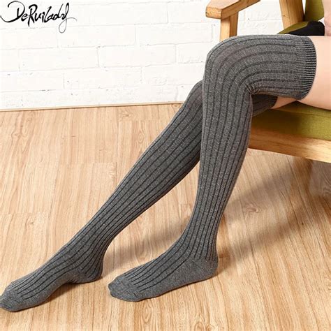 Buy Deruilady Sexy Stockings Winter Fashion Women Girl Thigh High Socks Women