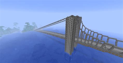 Big Suspension Bridge Minecraft Project