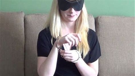 Doe Blindfolded Handcuff Escape Mpeg Girls Wearing Handcuffs Clips Sale