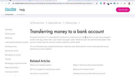 Revolut How To Transfer To Bank Account Youtube