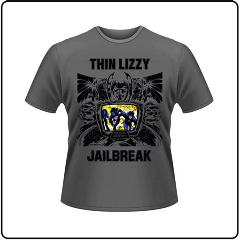 Planet Rock Four Leaf Clover Thin Lizzy T Shirt