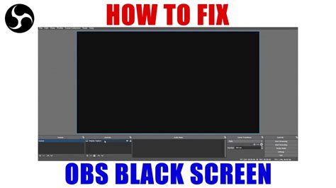 How To Fix Obs Black Screen With Display Capture Screen Recording