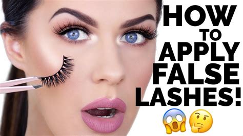 No matter how good you get, there's always a more advanced technique to learn. How to Apply Fake Eyelashes Fast & Easy - Vanmiu Makeup