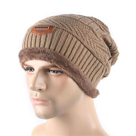 2018 Autumn Winter Hat Men Women Crochet Skullies Caps Bonnet Plush