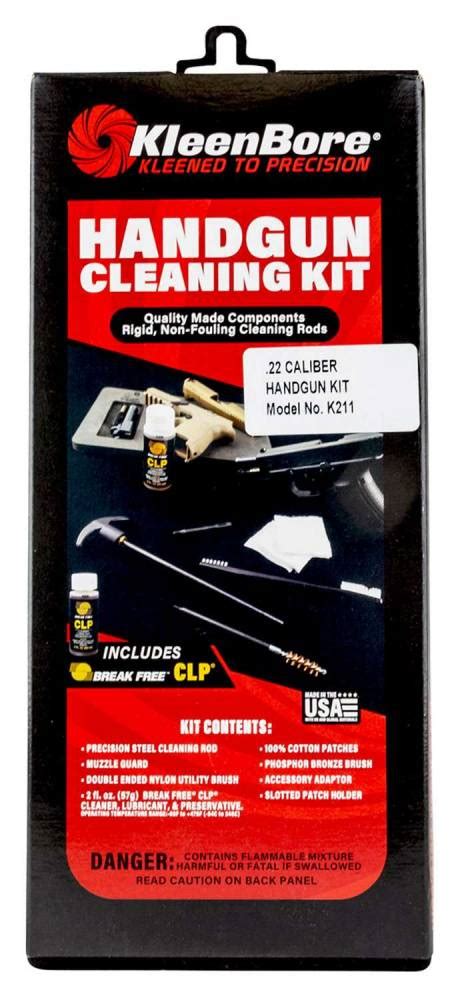 Kleen Bore K211 Classic Cleaning Kit 22 Cal Handgun Larrys Pistol