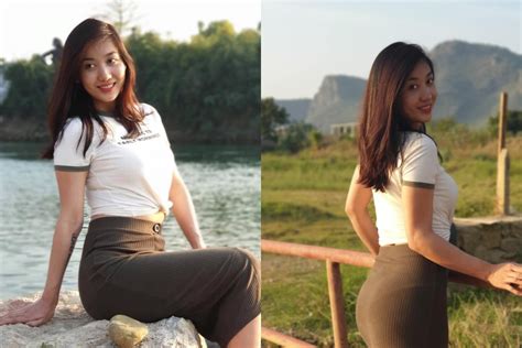Myanmar Model Lu Lu Aung Latest Fashion Outfit Style