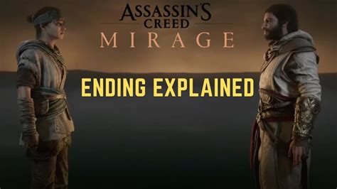 The Assassin S Creed Mirage Ending EXPLAINED YouTube
