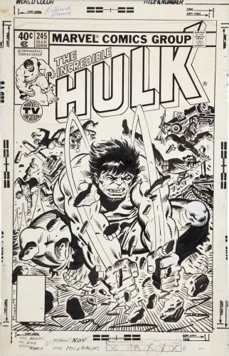 Marvel Comics Of The 1980s 1980 Anatomy Of A Cover Incredible Hulk