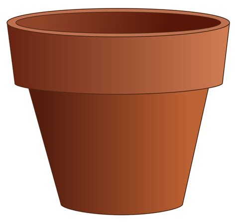 Onlinelabels Clip Art Simple Clay Pot