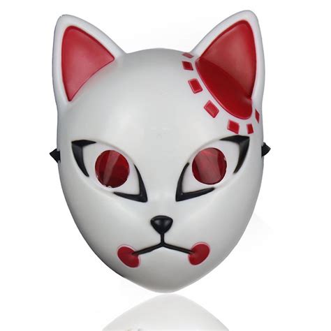 Led Lighted Cat Face Mask Anime Cosplay Kitsune Maskel Etsy Uk