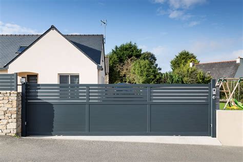 Portail Aluminium Sur Mesure Cent Pour Cent Pose