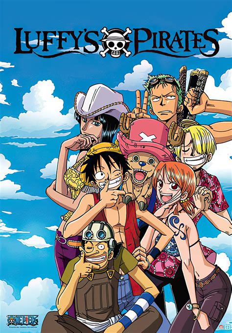 One Piece Anime Manga Tv Show Poster Print Luffys Pirates 27