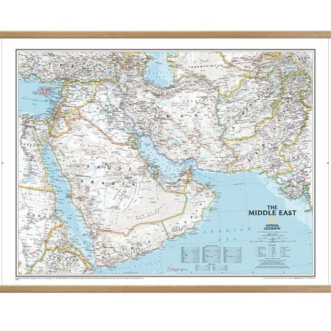 Middle East Classic Wall Map Geographica