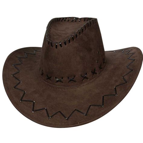 Brown Suede Cowboy Hat Western Cowgirl Berkshire