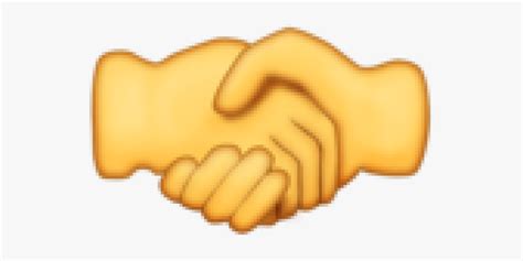 Handshake Emoji Png Free Transparent Clipart ClipartKey