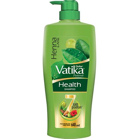 Buy Dabur Vatika Health Shampoo With Henna Amla For Problem Free