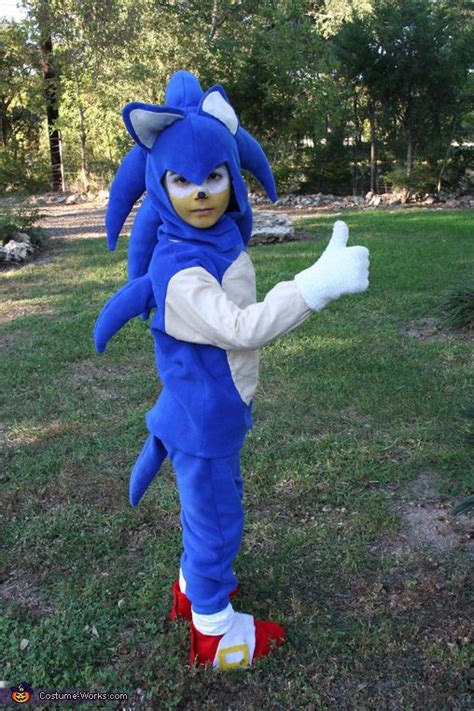 Kids halloween sonic the hedgehog cosplay costume jumpsuit set party dress. Sonic the Hedgehog Costume | Hedgehogs, Halloween costume ...
