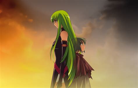 1600x1024 Anime Code Geass Anime Girls Green Hair Cc Wallpaper